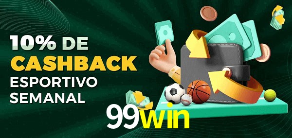 10% de bônus de cashback na 99win